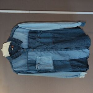 Pilcro Blue Button Down Shirt